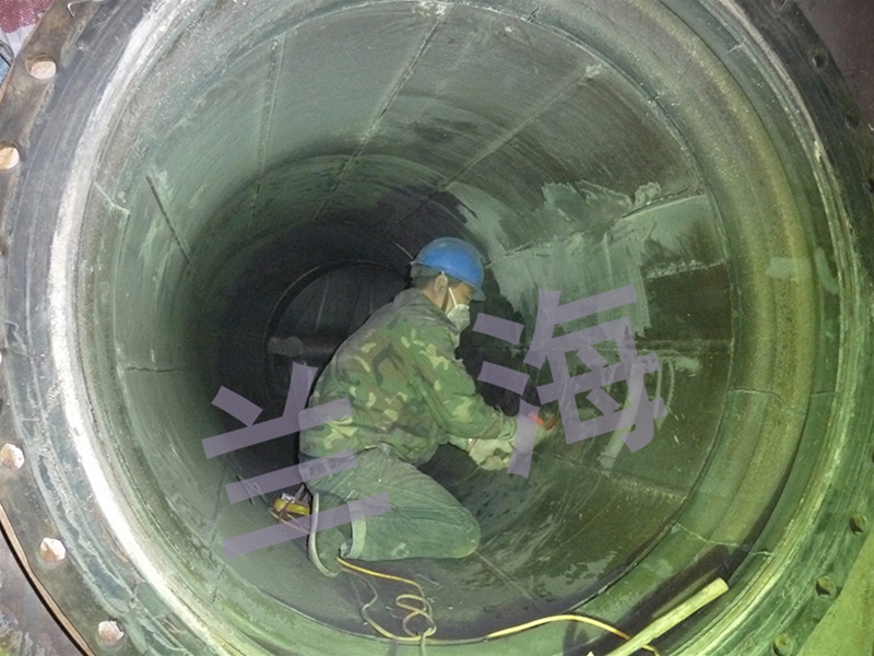河北大直径衬胶管道--衬瓷修复
